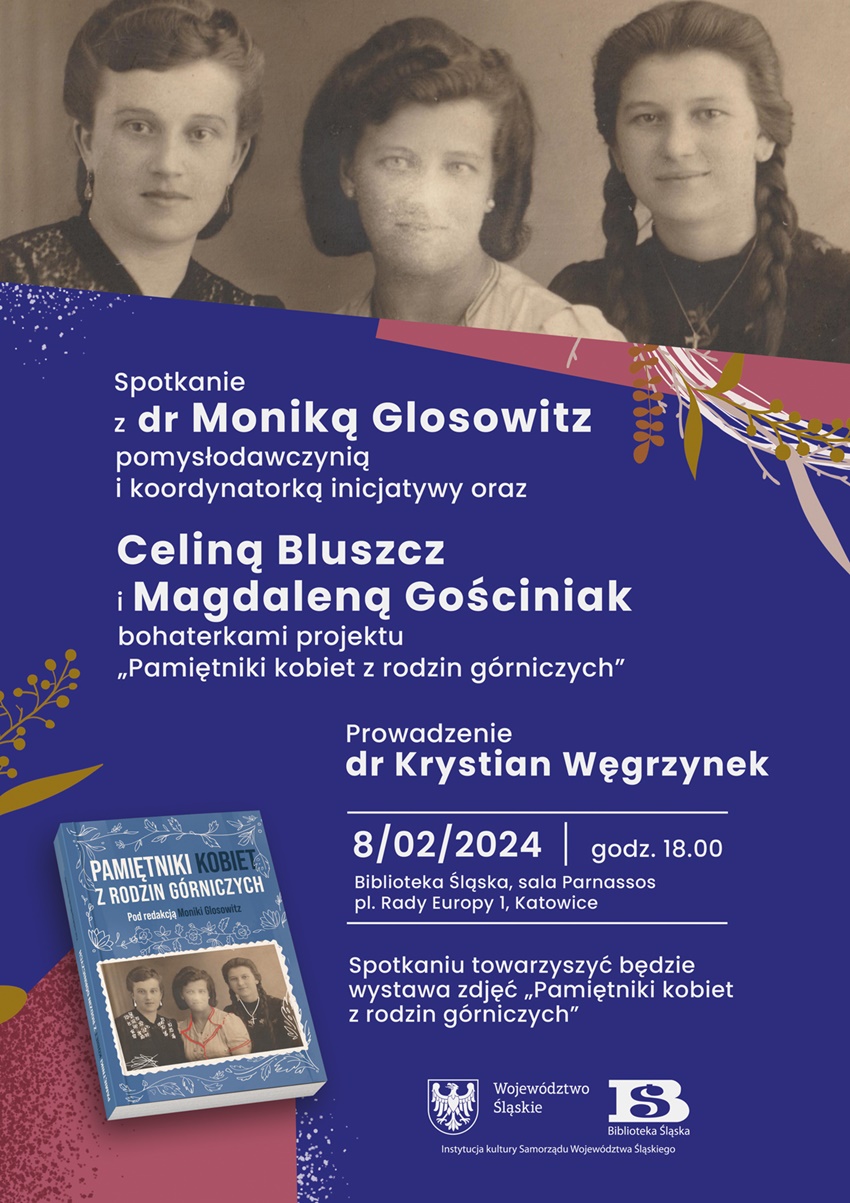 "Pamiętniki kobiet z rodzin górniczych". Publikacja i projekt dr Moniki Glosowitz
