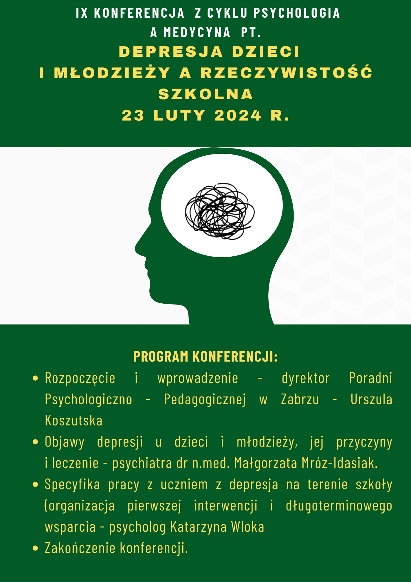 Przed nami IX Konferencja z cyklu "Psychologia a Medycyna"