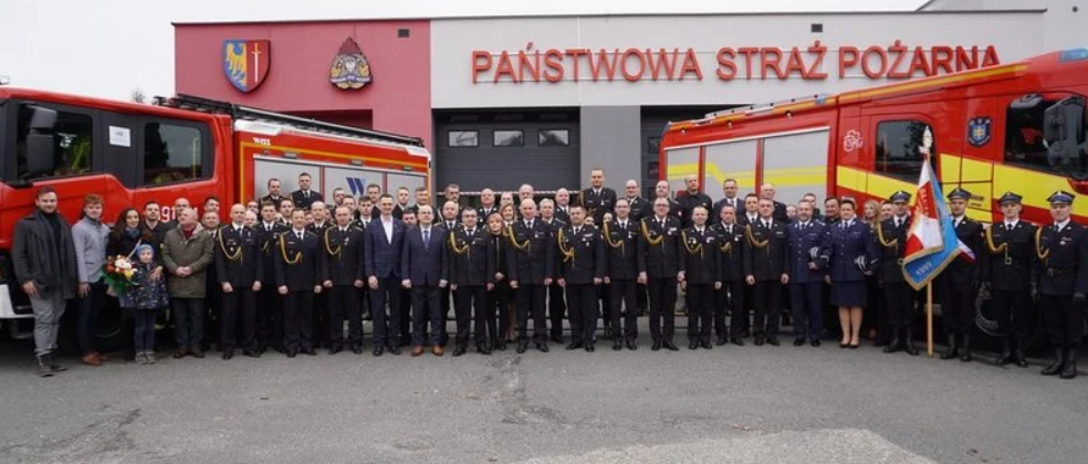 Pożegnanie Komendanta Miejskiego Państwowej Straży Pożarnej w Żorach