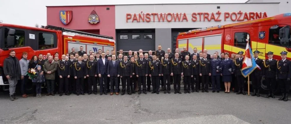 Pożegnanie Komendanta Miejskiego Państwowej Straży Pożarnej w Żorach
