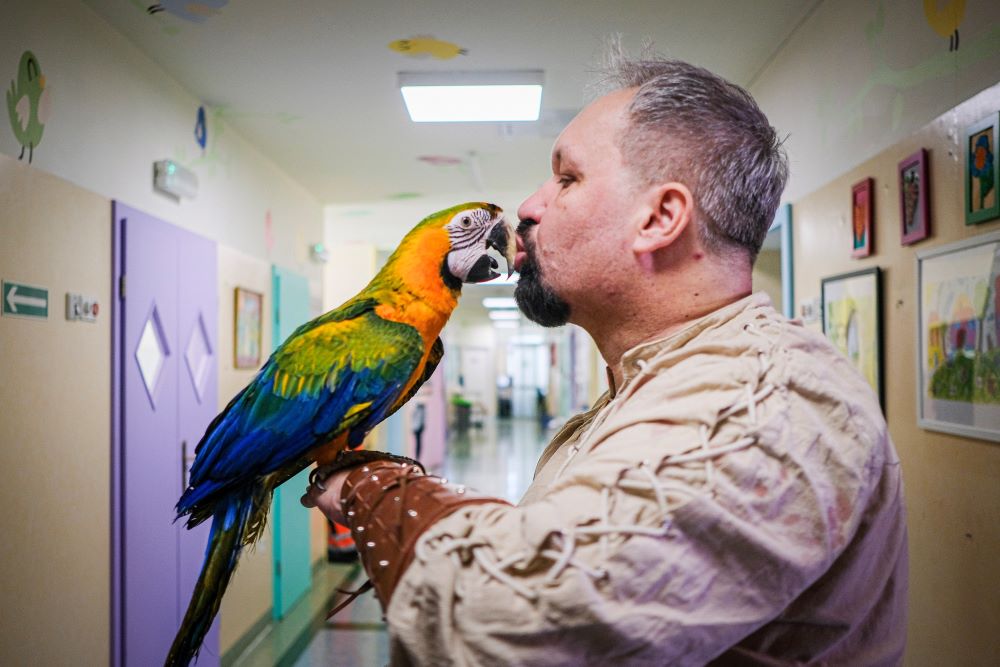 Papugoterapia w Zespole Szpitali Miejskich!
