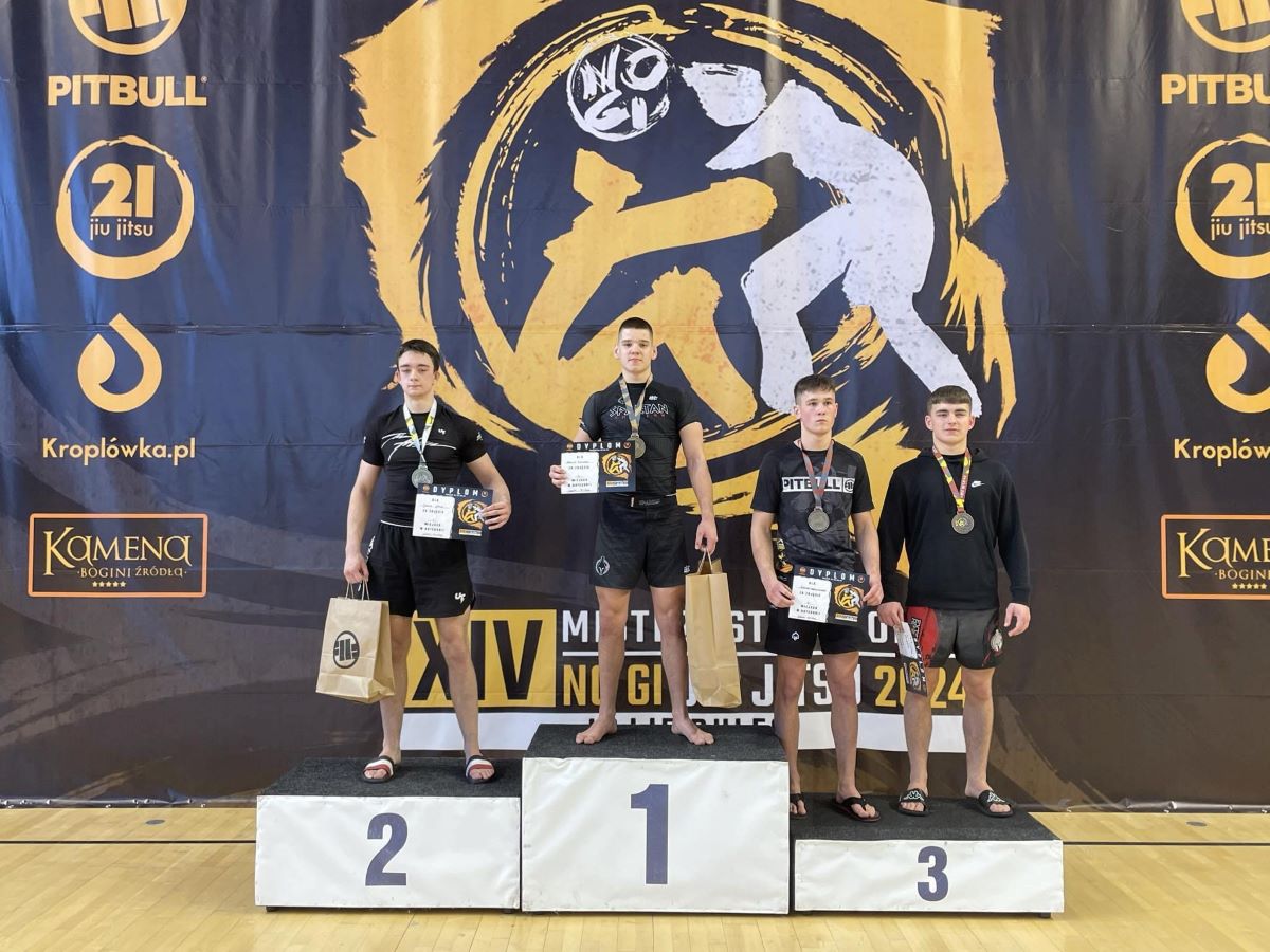 Zawodnicy GB Spartan Chorzów zatriumfowali na Mistrzostwach Polski No-Gi 2024 w Poznaniu