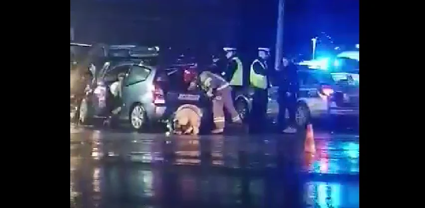 [AKTUALIZACJA] Groźne zdarzenie drogowe w Piaśnikach. Jest osoba poszkodowana