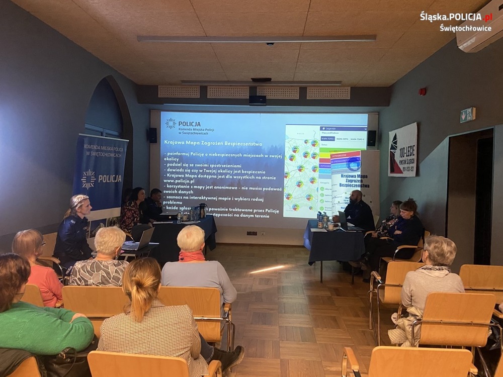 Świętochłowicki dzielnicowy wziął udział w debacie społecznej