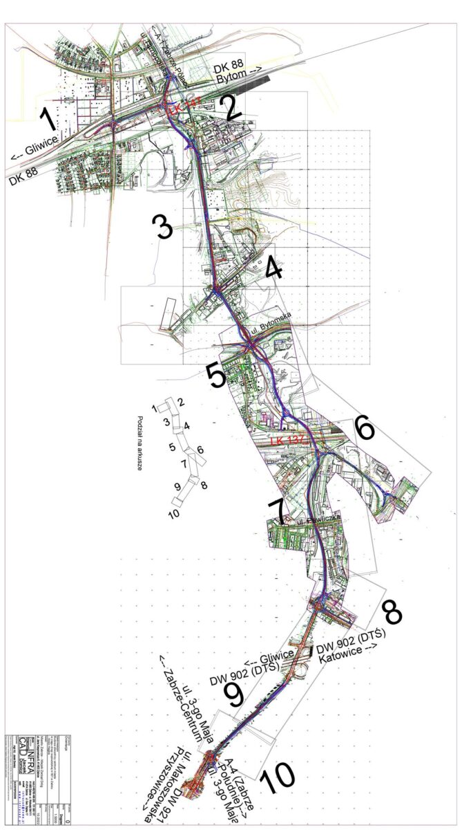 Trwają prace projektowe dot. budowy obwodnicy Zabrza wraz z rozbudową ul. Hagera