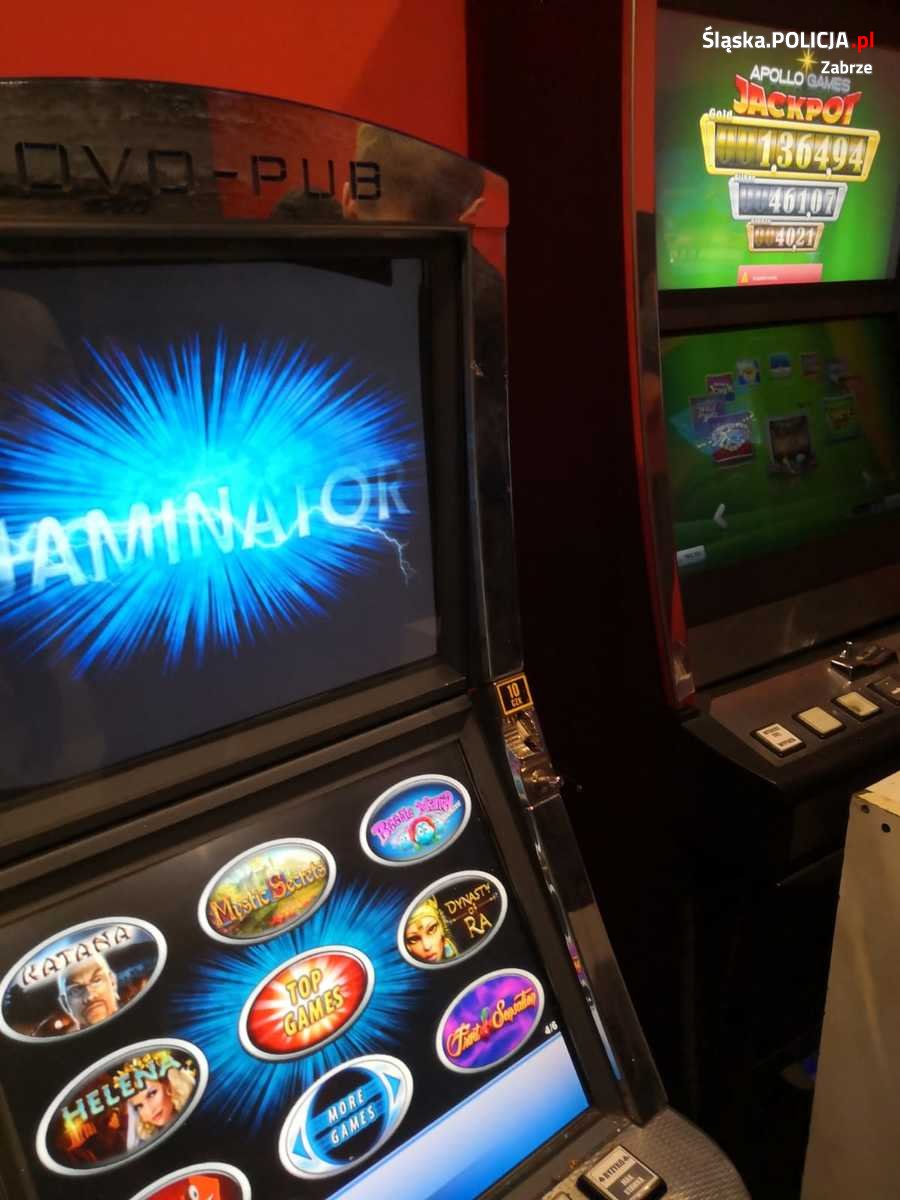 Nielegalne automaty przejęte w Zabrzu