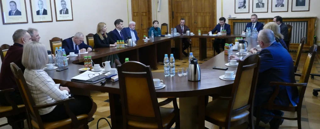 Spotkanie z samorządowcami w sprawie Kolei Dużych Prędkości