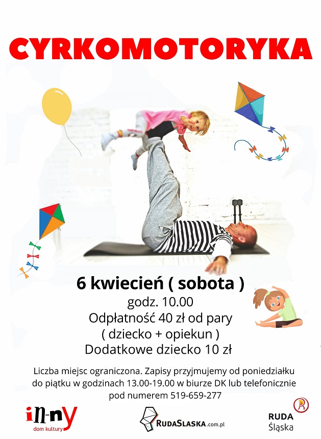 In-nY Domu Kultury zaprasza na zajęcia cyrkomotoryczne