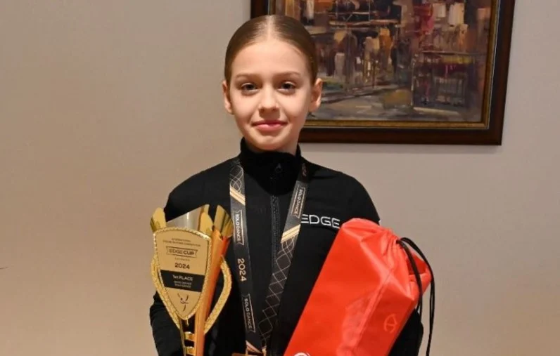 12-letnia łyżwiarka z Rudy Śląskiej wywalczyła złoto na Mistrzostwach Polski!