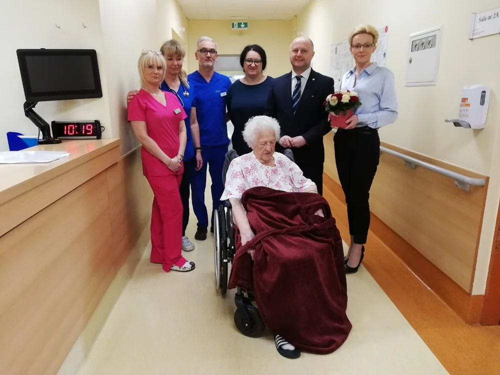 Pani Krystyna Brychcy z Rudy Śląskiej świętowała dziś 100. urodziny!