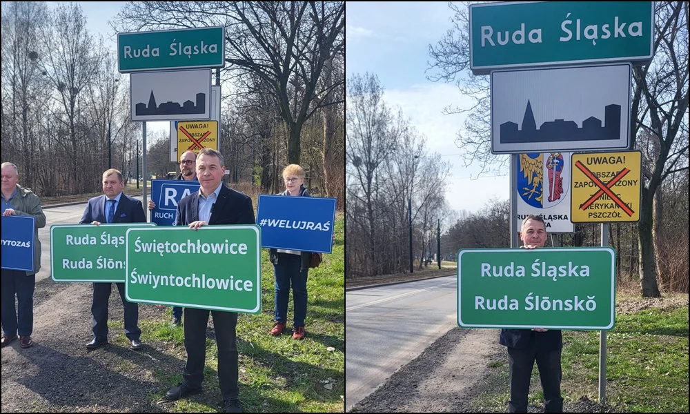 RAŚ chce dwujęzycznych tablic na Śląsku. Ma to umożliwić ustawa o języku śląskim