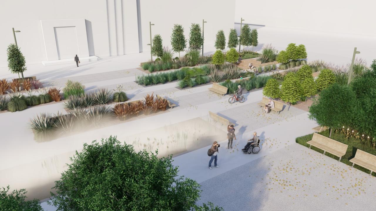 Przebudowa placu Jana Pawła II 4