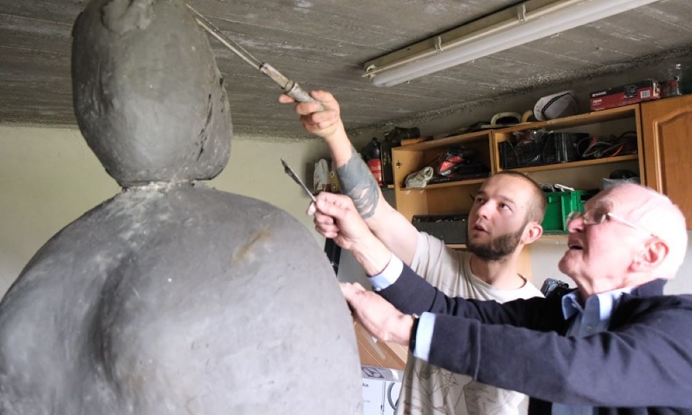 Replika rzeźby Stanisława Hochuła "Foka" może pojawić się w Pyskowicach!