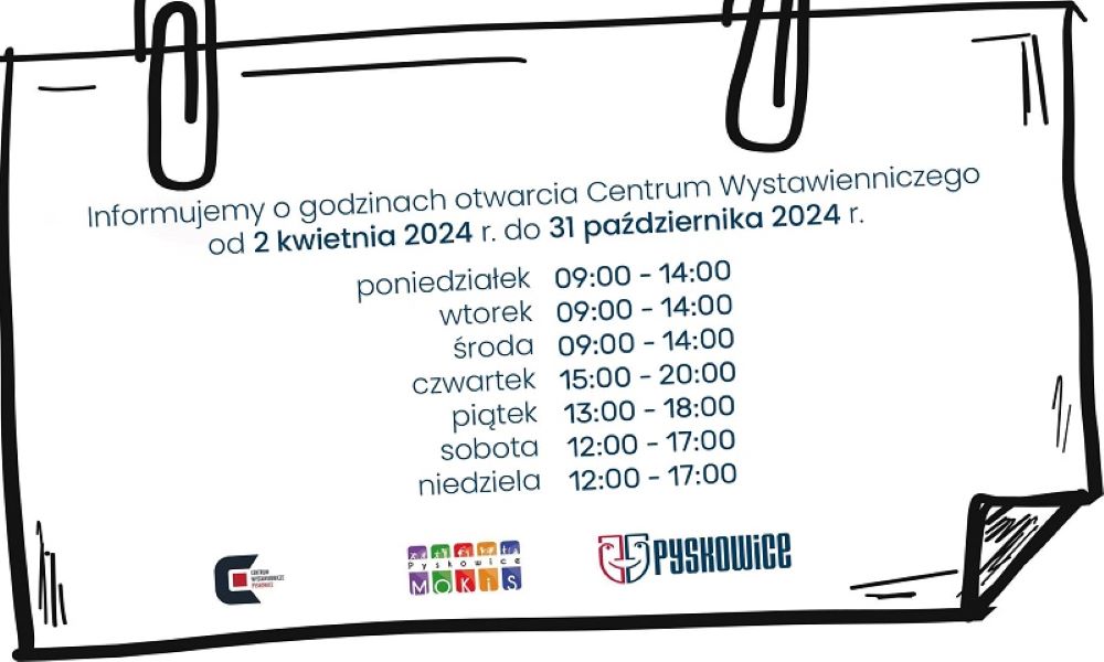 Od 2 kwietnia zmiany godzin otwarcia Centrum Wystawienniczego MOKiS