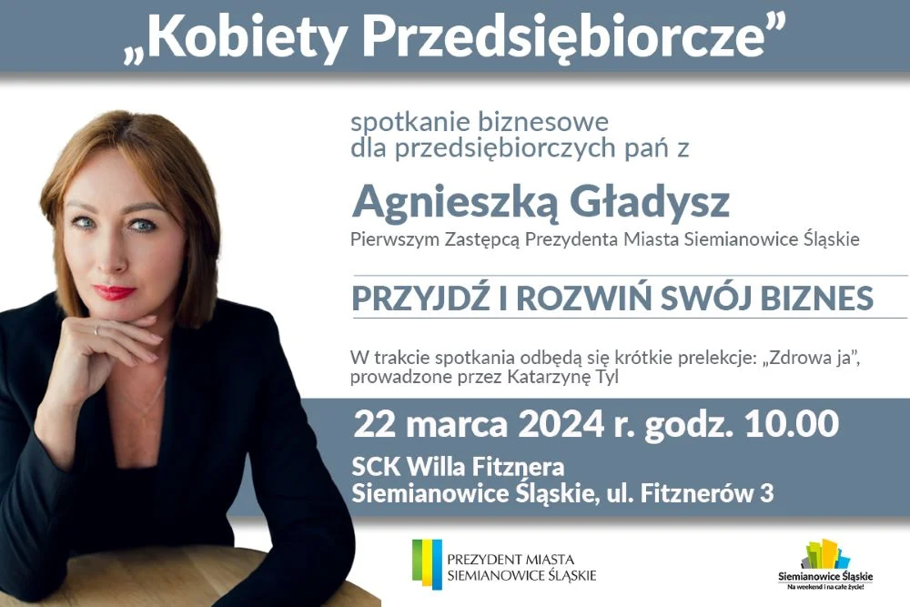 "Kobiety przedsiębiorcze". Spotkanie z Wiceprezydent Miasta Agnieszką Gładysz