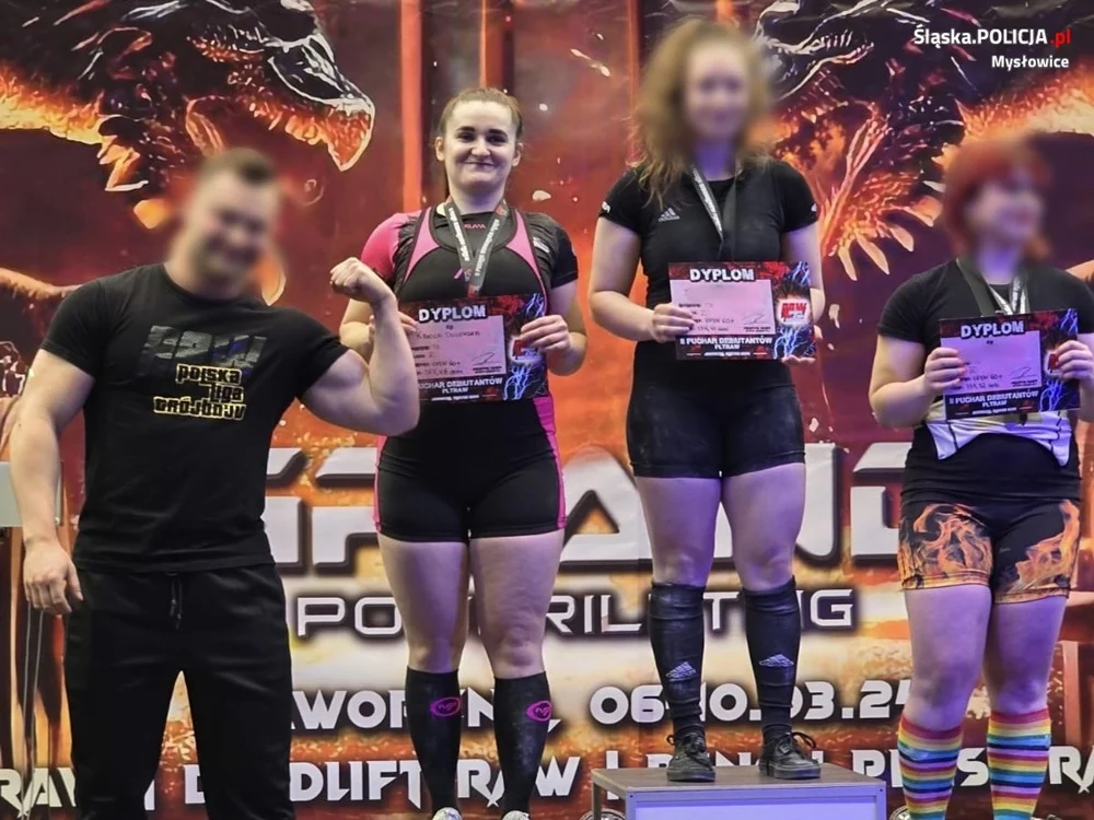 Policjantka z Mysłowic wicemistrzynią Europy służb mundurowych w trójboju siłowym