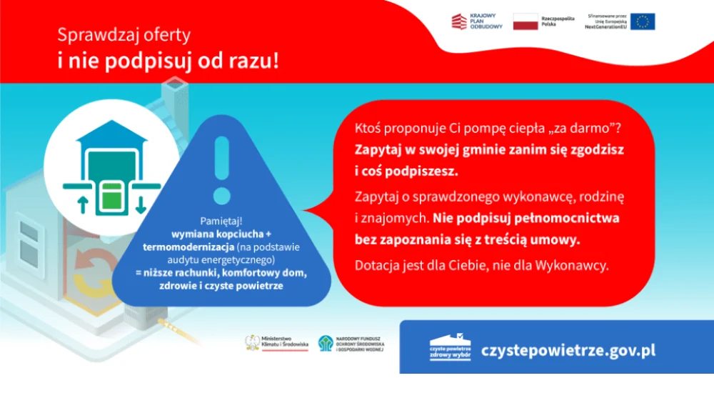 Korzystasz z programu "Czyste Powietrze"? Uważaj na nierzetelnych wykonawców!