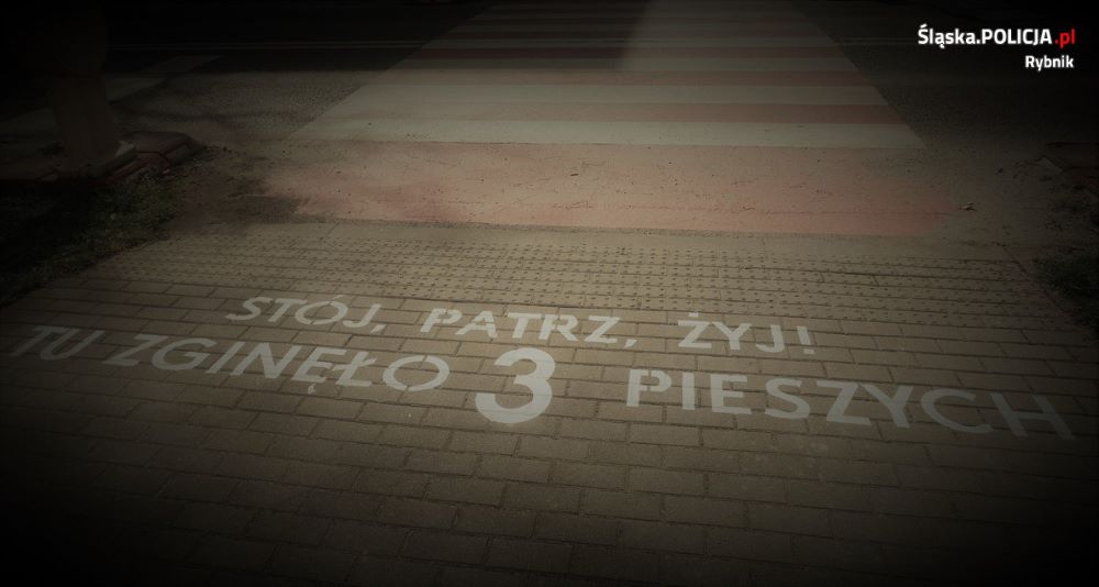 "Stój, patrz, żyj!". Ruszyła nowa kampania dotycząca bezpieczeństwa pieszych w Rybniku