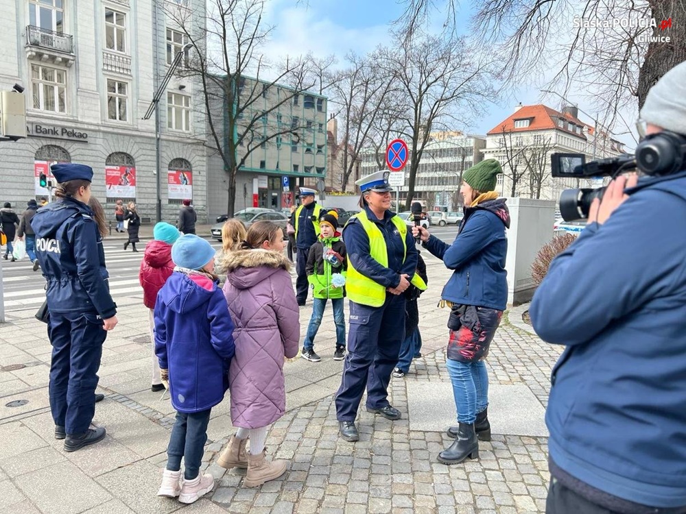 Marcowe działania "Na drodze Patrz i Słuchaj" w Gliwicach