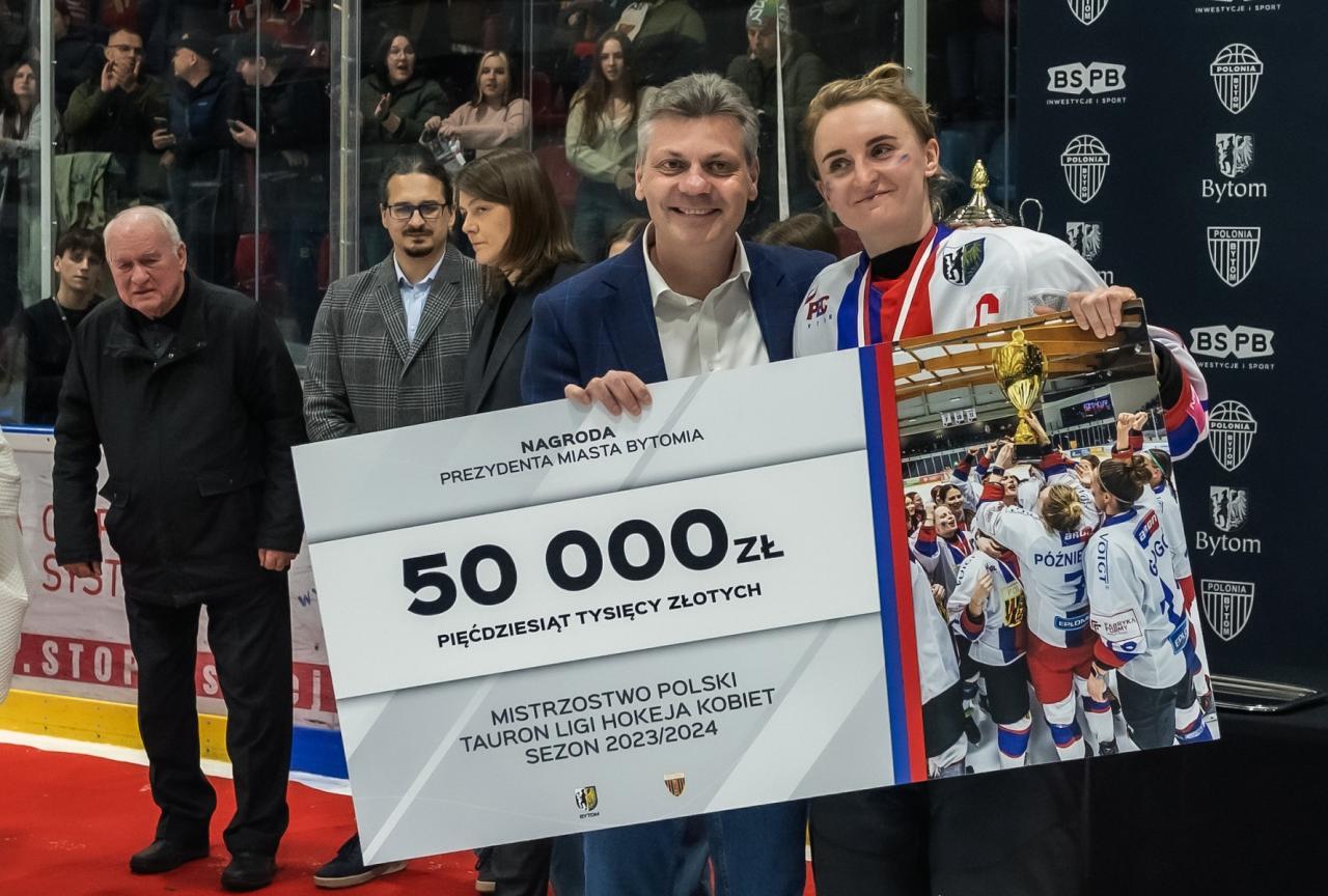 Hokeistki Polonii Bytom mistrzyniami Polski 35