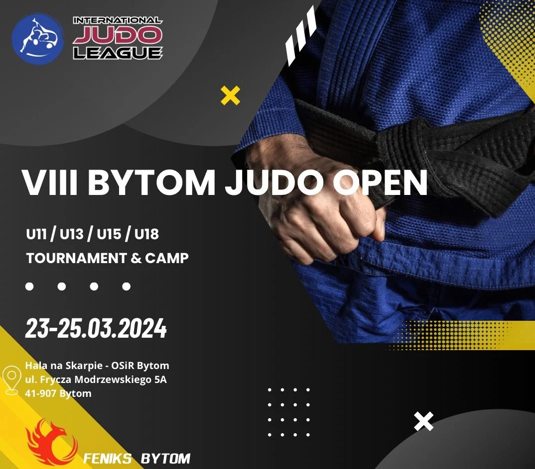 Międzynarodowe Mistrzostwa Bytomia. Prawie 900 dżudoków powalczy o medale