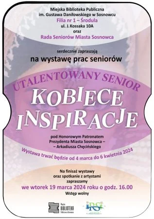 Finisaż wystawy "Utalentowany Senior – Kobiece inspiracje" w środulskiej filii