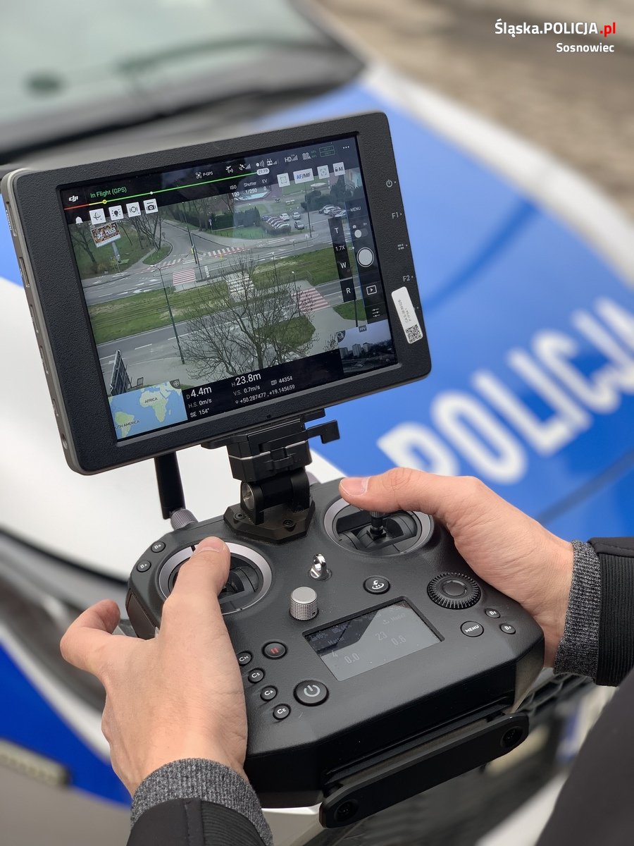 Działania "Bezpieczny Pieszy" ze wsparciem z powietrza