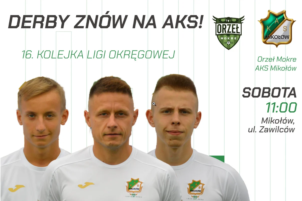 Derbowy rewanż: Orzeł Mokre kontra AKS Mikołów już w sobotę!