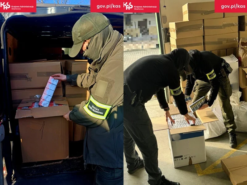 Nielegalne papierosy przechwycone przez śląską KAS. Wartość rynkowa to blisko 430 tys. zł!
