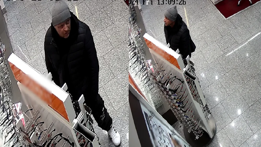 Ukradł artykuły optyczne w Katowicach. Poznajesz tego mężczyznę?