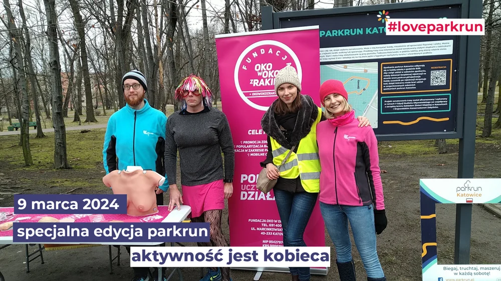 Parkrun Katowice z okazji Dnia Kobiet