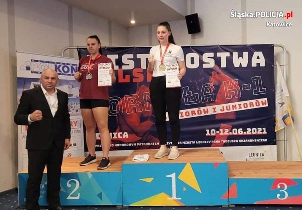 Policjantka z Katowic ze wspaniałą sportową pasją