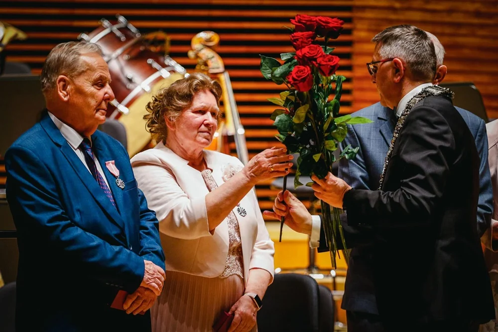 Mieszkańcy Katowic świętowali wyjątkowe jubileusze pożycia małżeńskiego