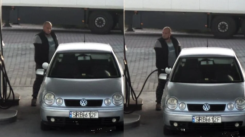 Kradzież paliwa w Katowicach. Poznajesz tego mężczyznę?