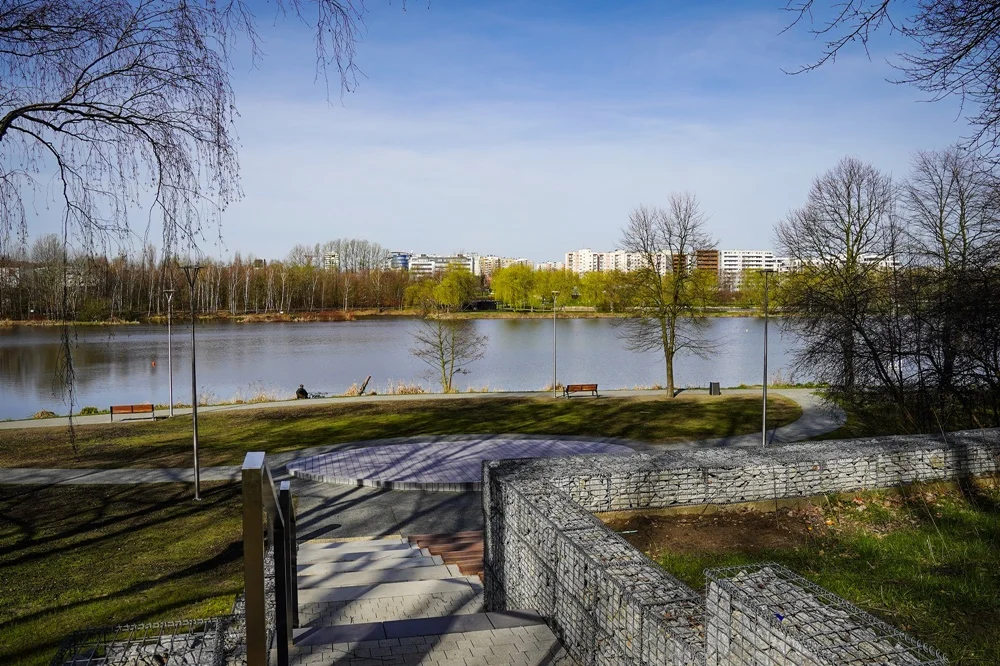 Katowice: Dolina Trzech Stawów zmienia się na wiosnę
