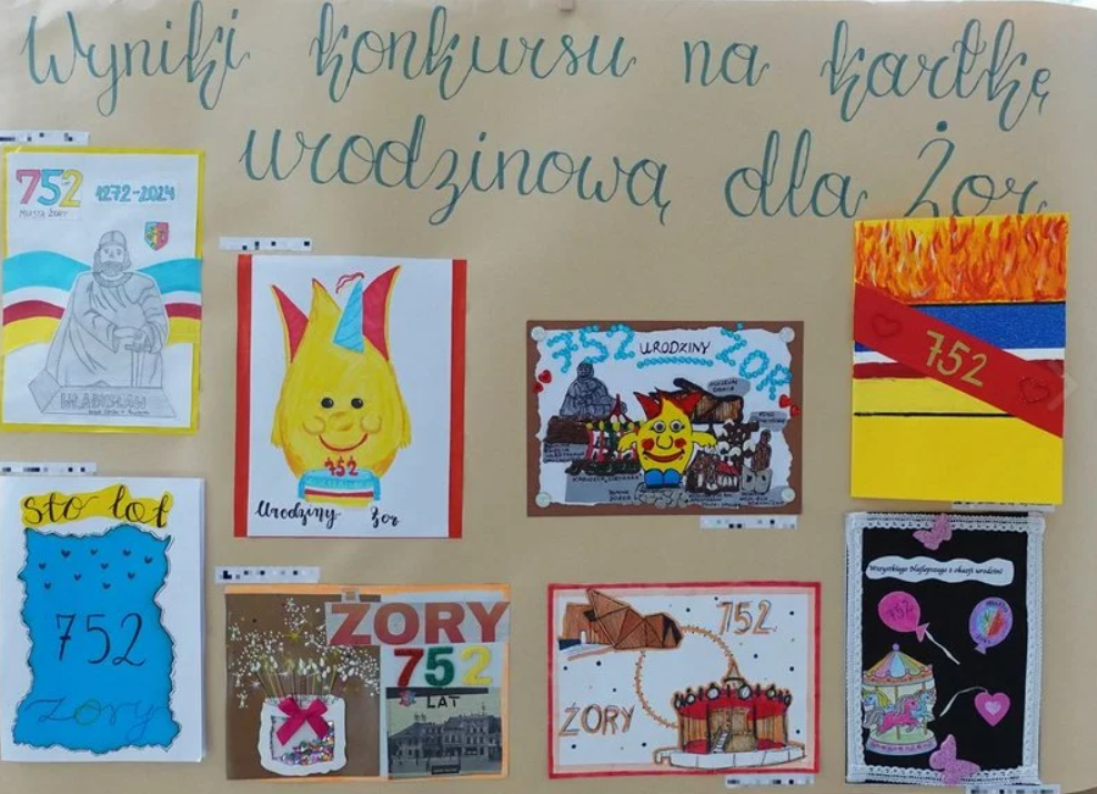 Żory: Stworzyli kilkadziesiąt przepięknych kartek urodzinowych dla Miasta!