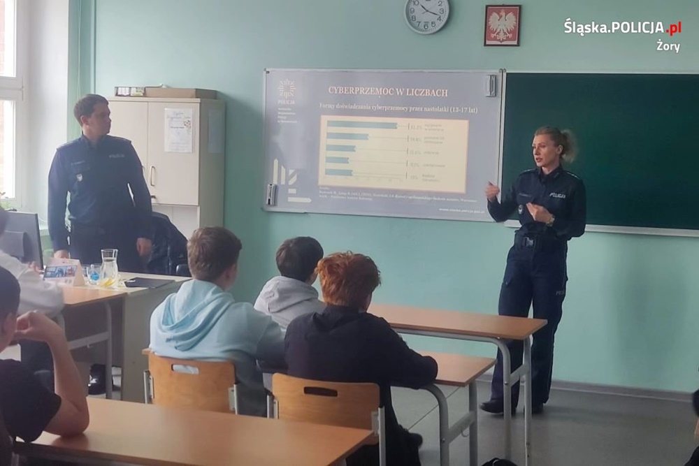 #Cyberbezpieczny. Prelekcja dla młodzieży w Żorach
