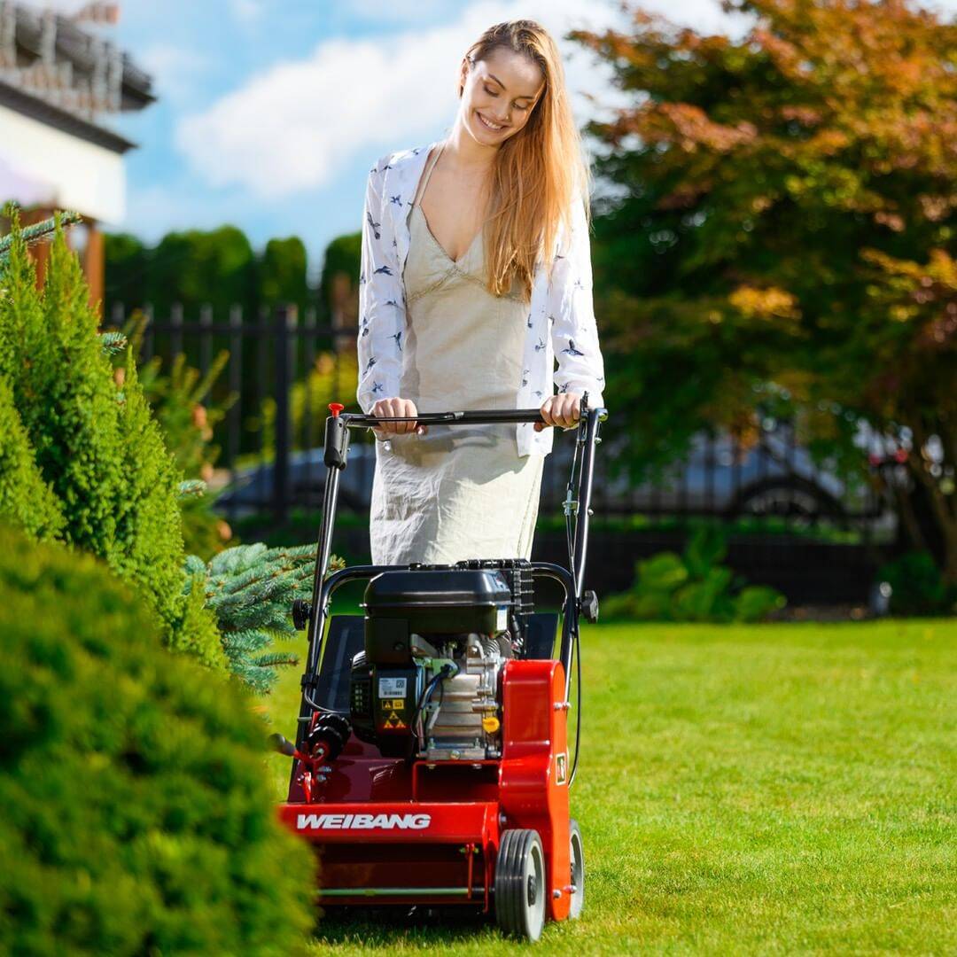 Wertykulator i kosiarka traktorek - czyli jak zadbać o piękny ogród i nie tylko