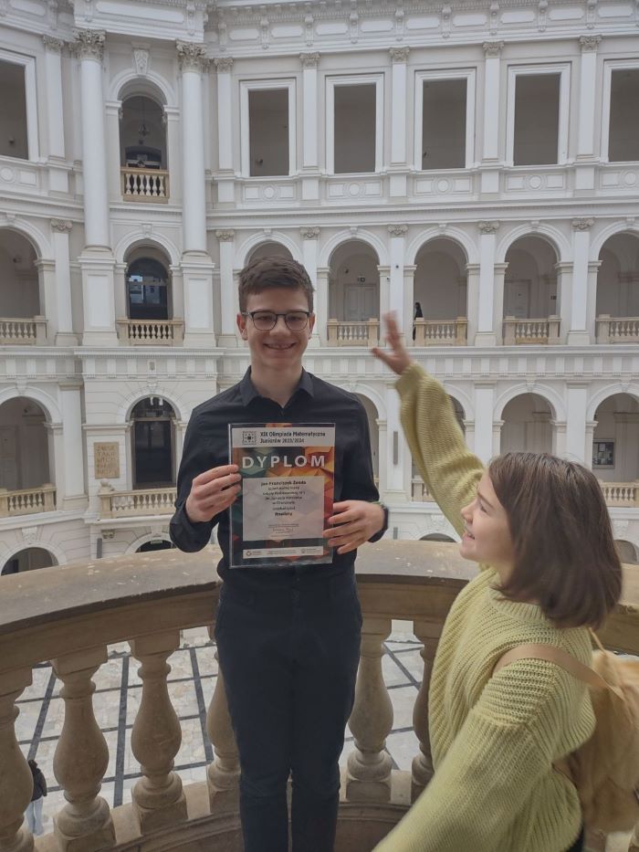 Uczeń z Chorzowa matematycznym geniuszem!