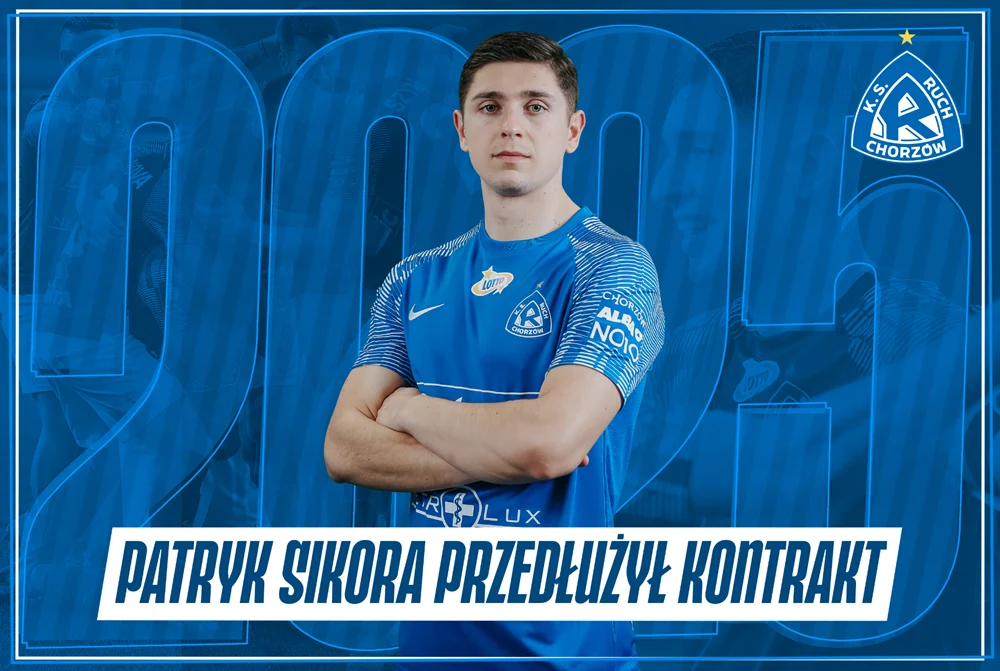 Patryk Sikora na dłużej z Ruchem Chorzów!