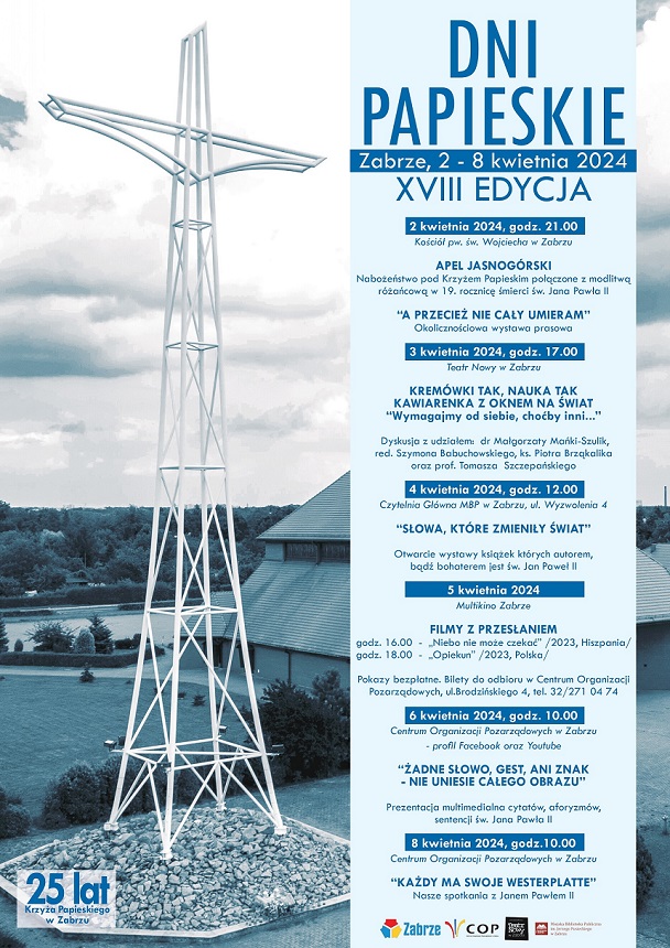 Przed nami XVIII Dni Papieskie. Znamy już tegoroczny program!