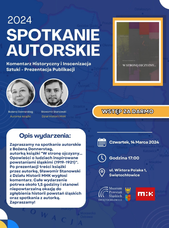 Spotkania autorskie w Świętochłowicach. Poznaj gości Muzeum Powstań Śląskich