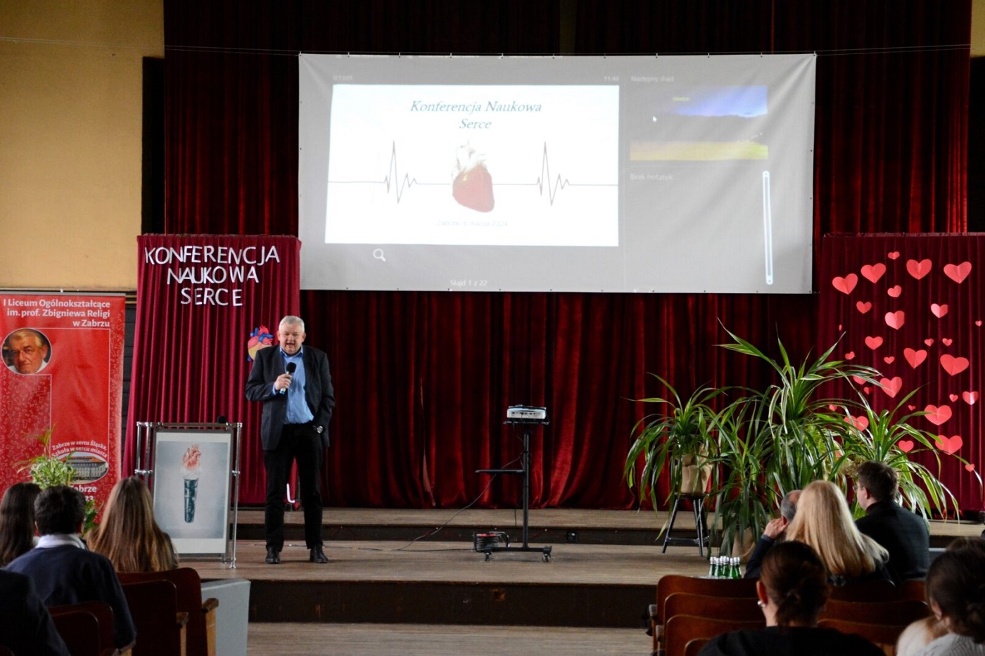Konferencja popularno-naukowa pn. "Serce" odbyła się dzisiaj w zabrzańskiej "Jedynce"
