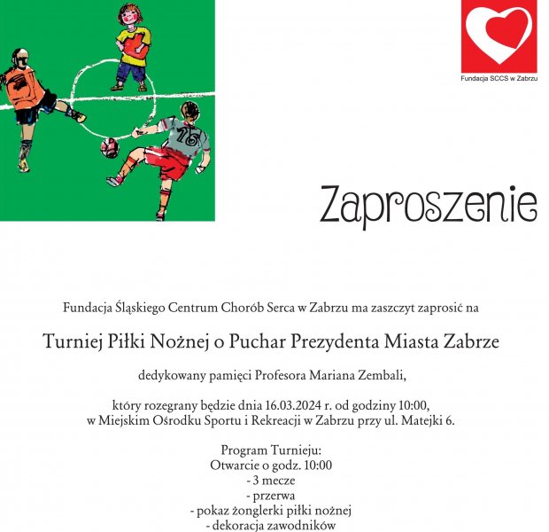 Turniej Piłki Nożnej dedykowany pamięci prof. Mariana Zembali