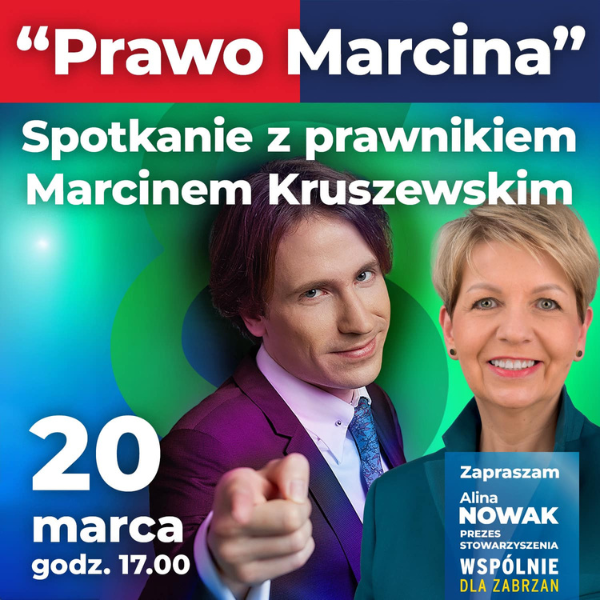 Spotkanie z Marcinem Kruszewskim „Prawo Marcina”