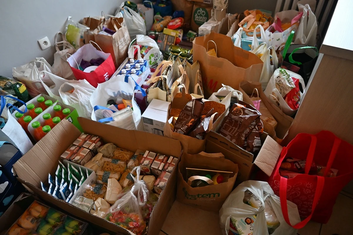 MOPS w Rudzie Śląskiej zorganizował ogromną zbiórkę "Nie zapominamy o dzieciach z Ukrainy"