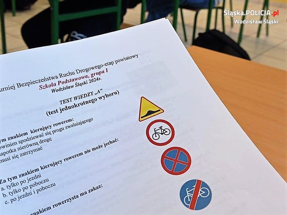 Turniej wiedzy o bezpieczeństwie ruchu drogowego