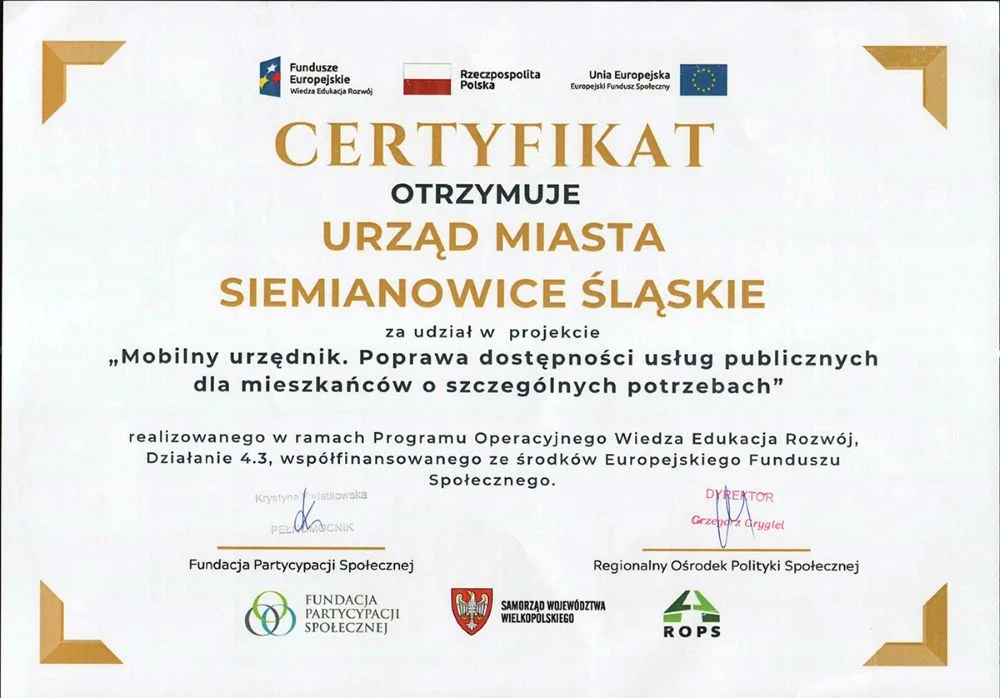 Mobilny urzędnik dla osób z potrzebami