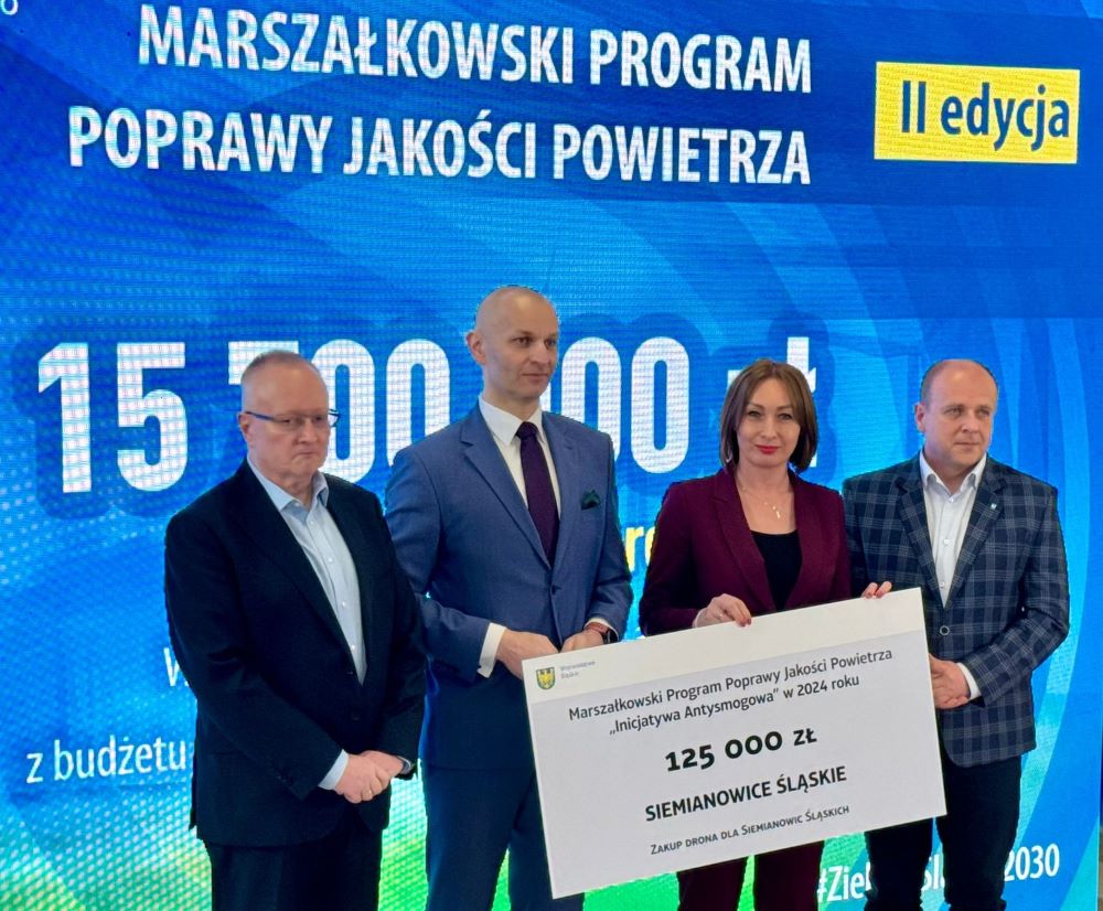 Siemianowice Śląskie otrzymały dotację na zakup drona antysmogowego