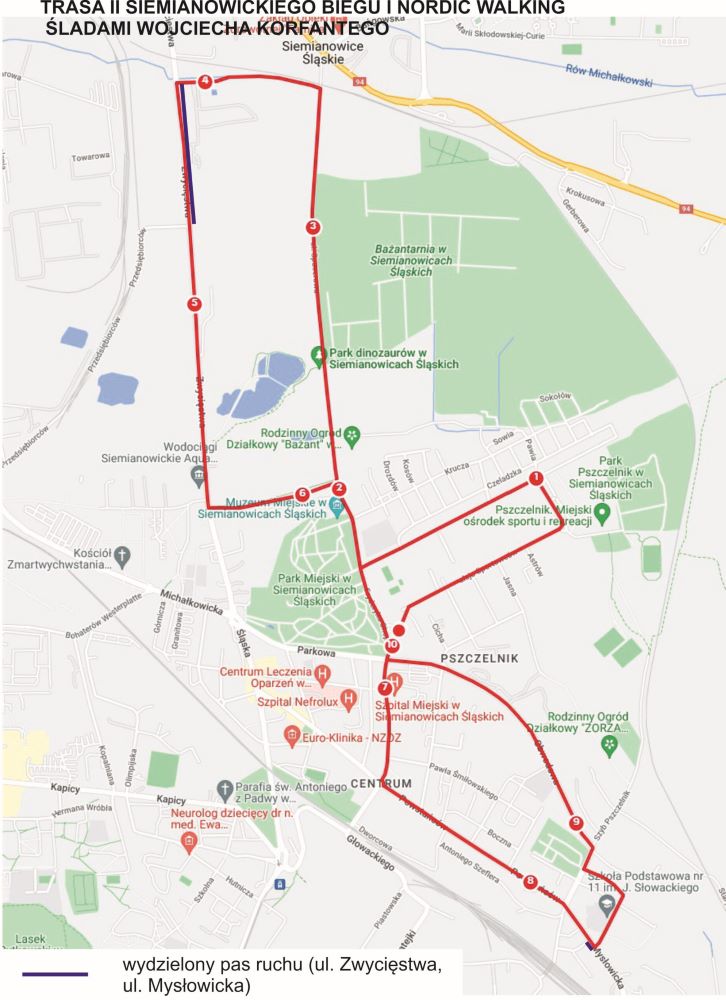 20 kwietnia utrudnienia w ruchu w związku z biegiem Śladami Wojciecha Korfantego